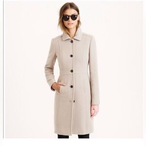 J. Crew Lady Day Coat Italian Double Cloth Wool